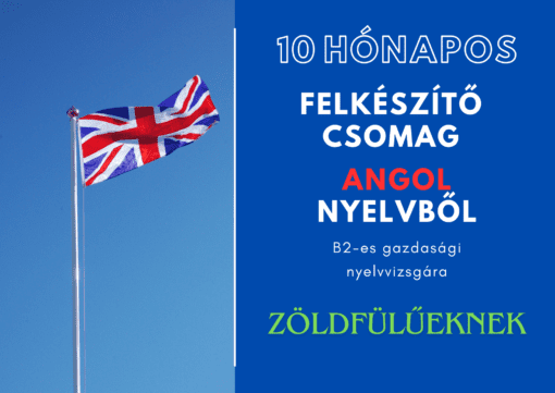 Zöldfülűek szaknyelvi csomag - angol - 1 hónap