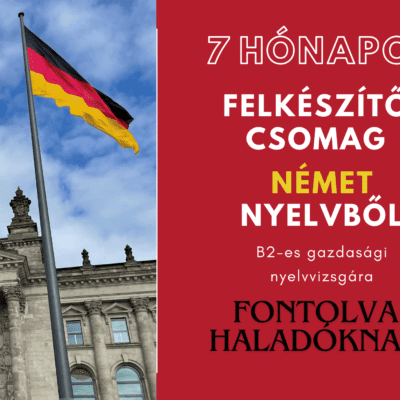 Fontolva Haladók szaknyelvi csomag - német - 1 hónap